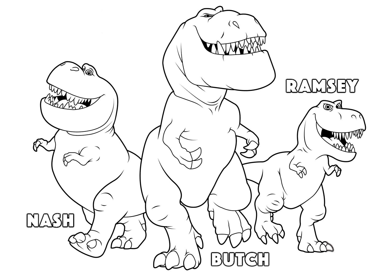 Butch, Ramsey and Nash from The...