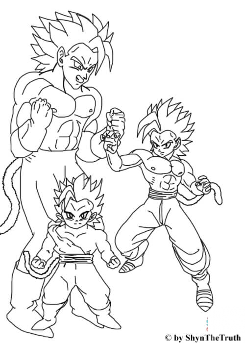 Super Saiyan in Young, Teenage and...