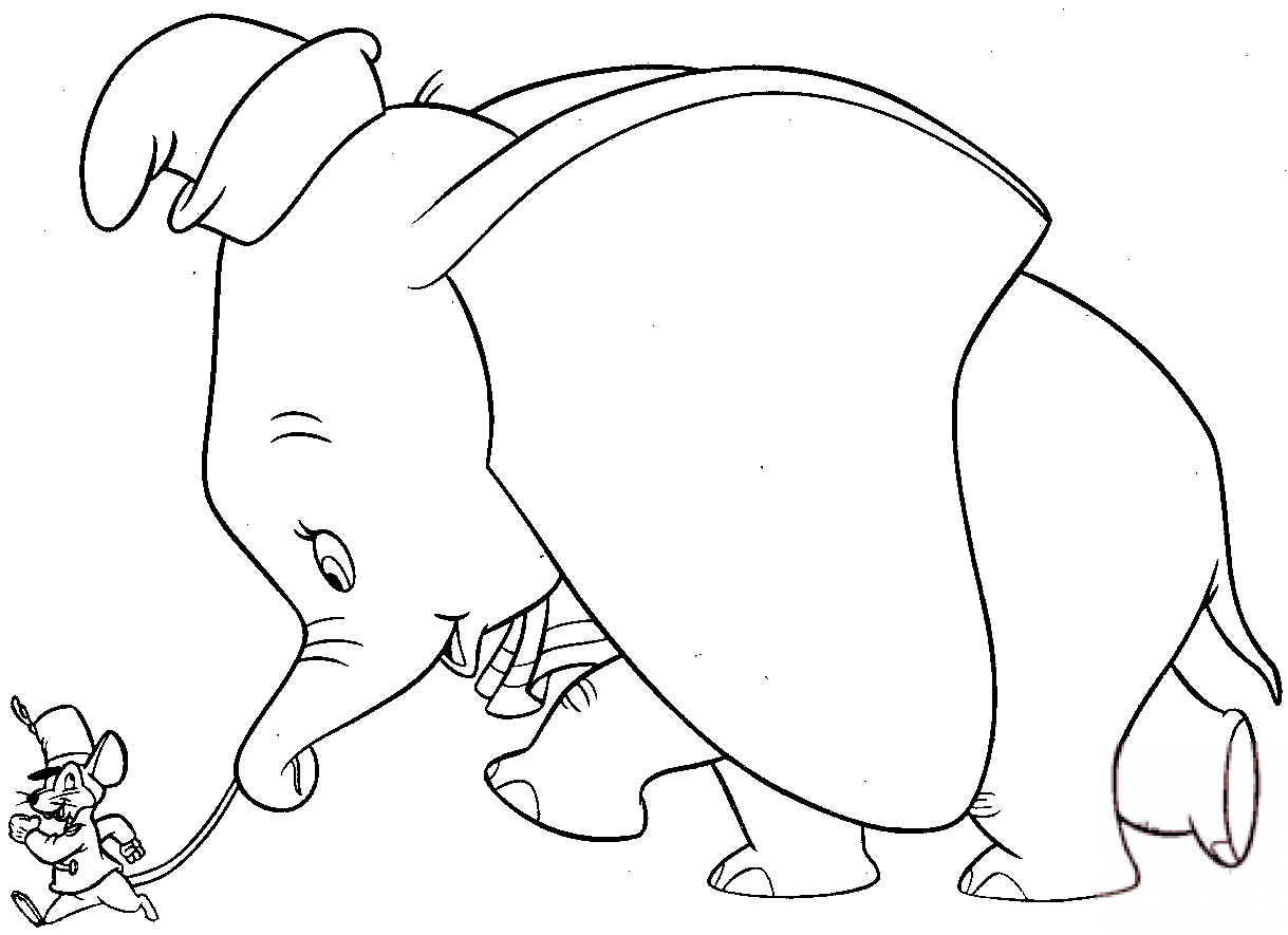 Dumbo Walks with Timothy
