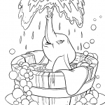 Dumbo Makes a Fountain