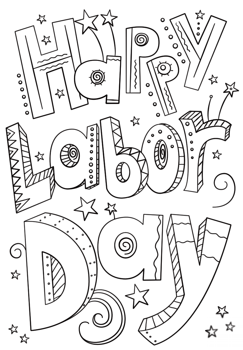 Happy Labor Day Doodle