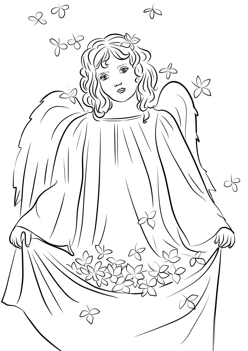 St. Patrick's Day Angel