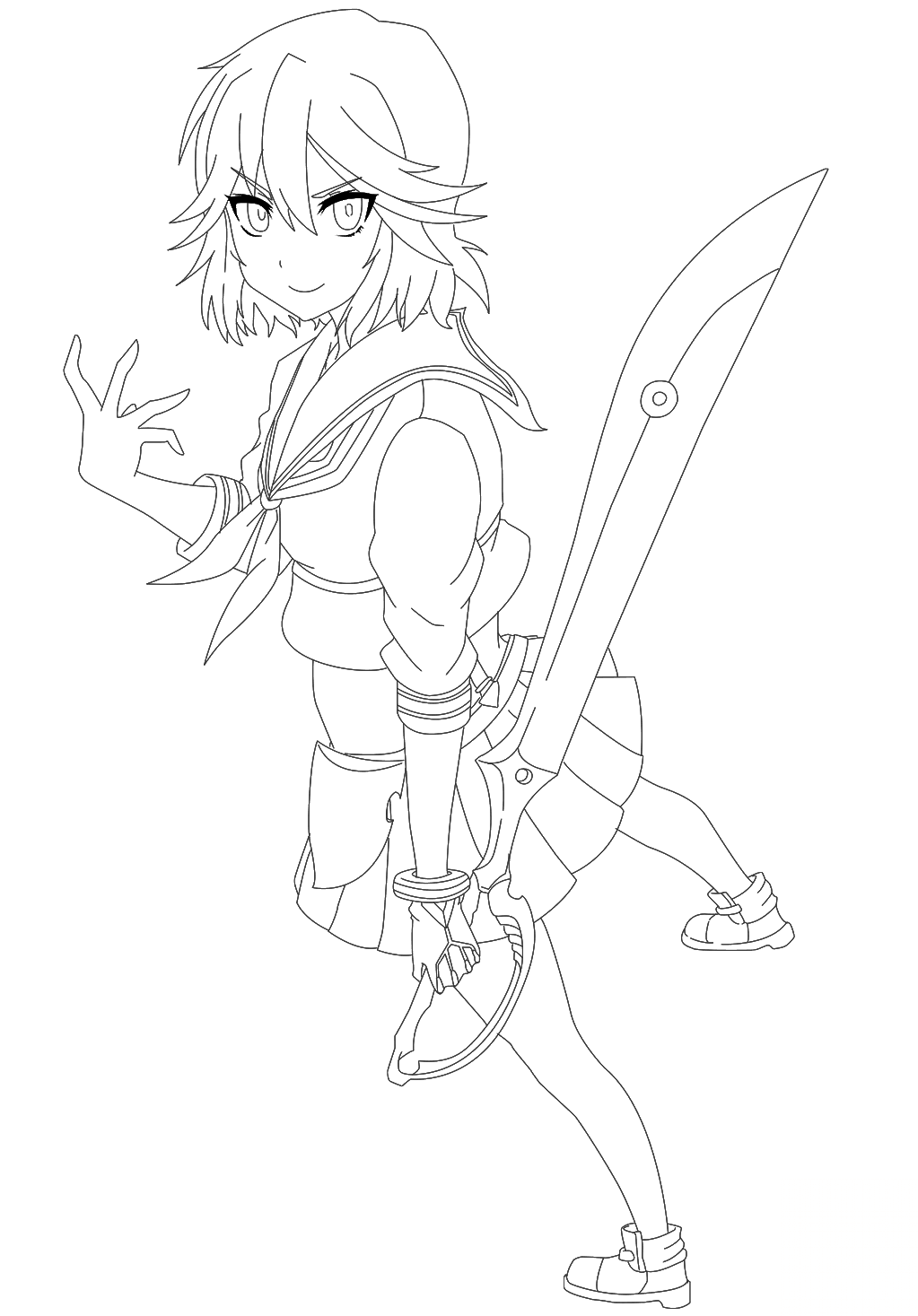 Ryuko Matoi from Kill La Kill Manga