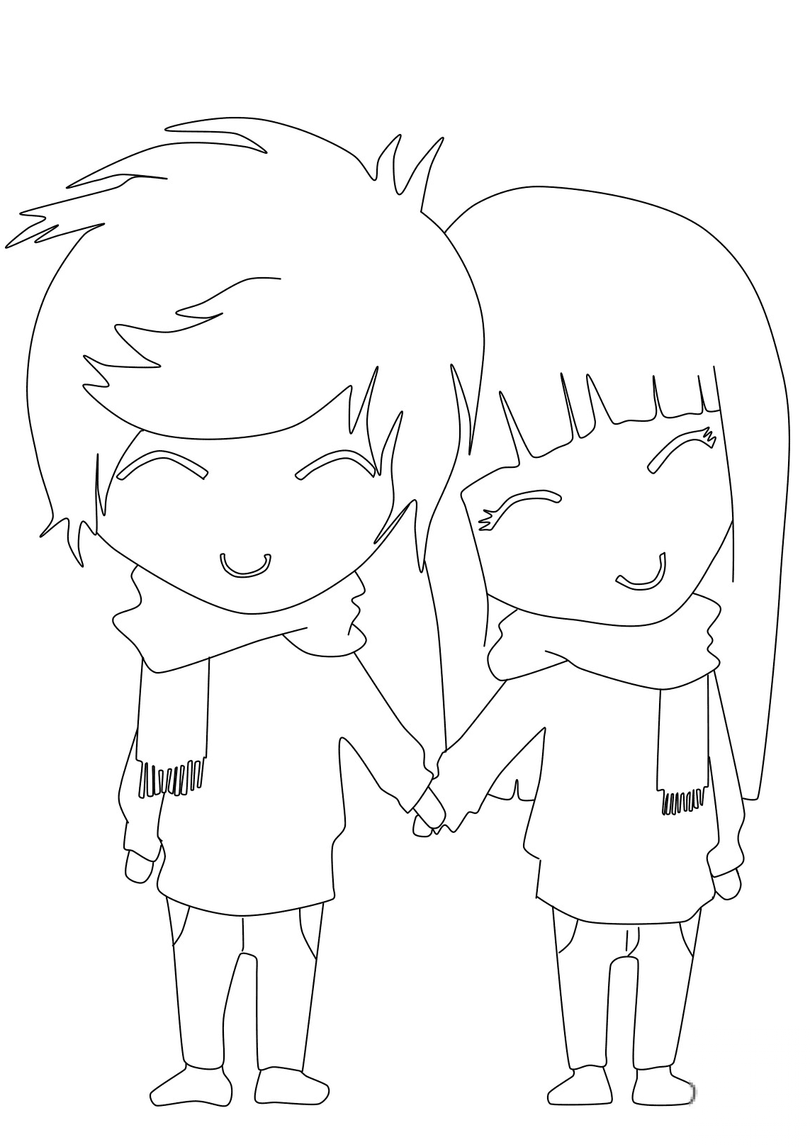 Anime Boy and Girl