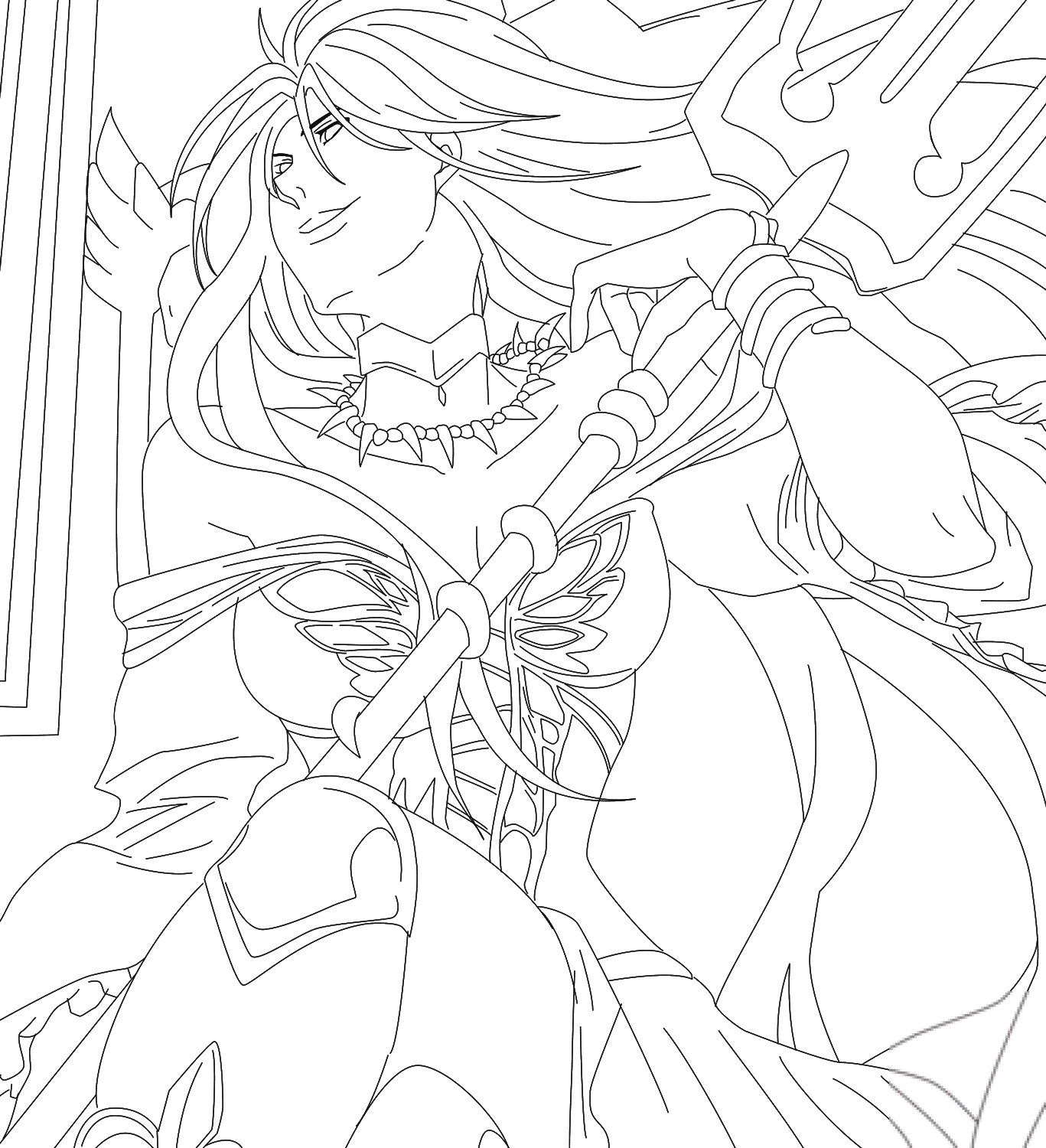 Pandora from Saint Seiya Manga