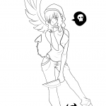Gaia Anime Devil Girl Character