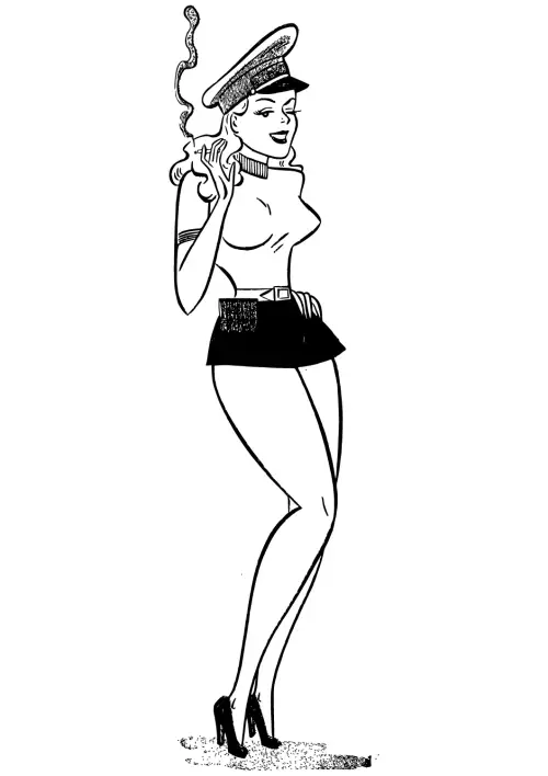 kolorowanka Dziewczyny pin-up