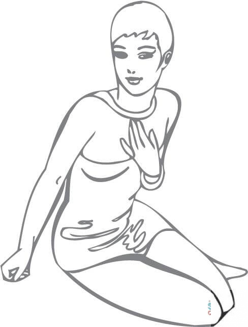 Dziewczyna pin-up w krótkich włosach