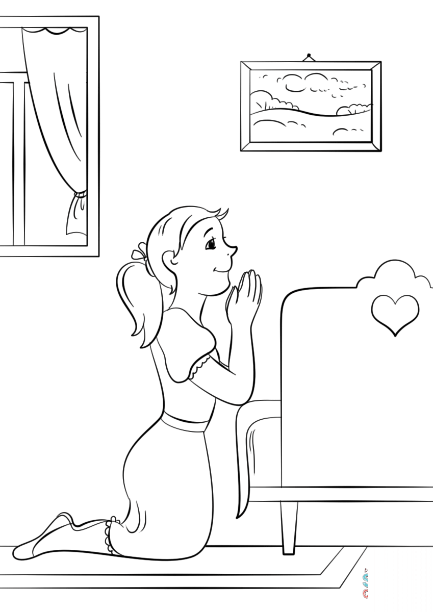 Little Girl Praying