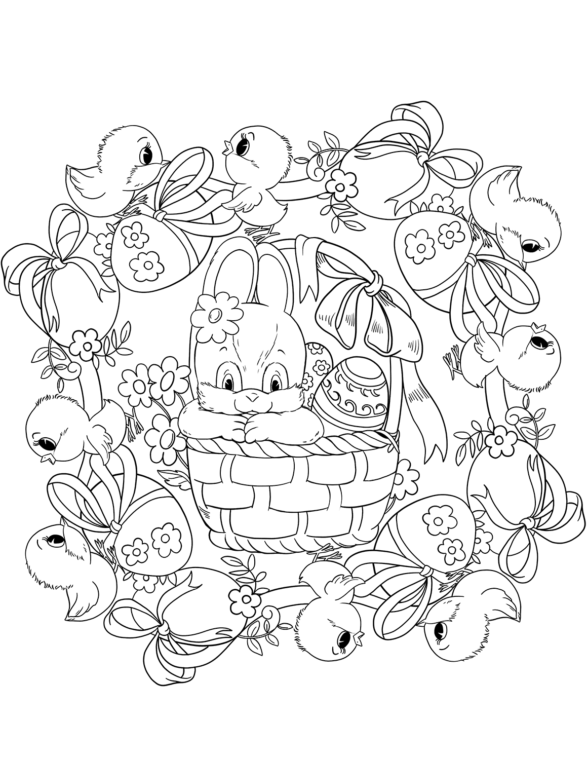 kolorowanka Easter Mandalas