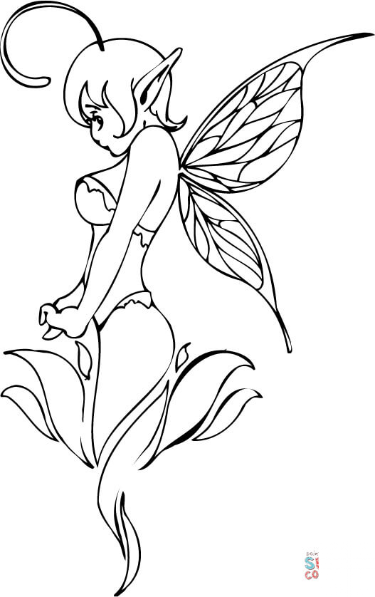 Ilustracja dziewczynki elf