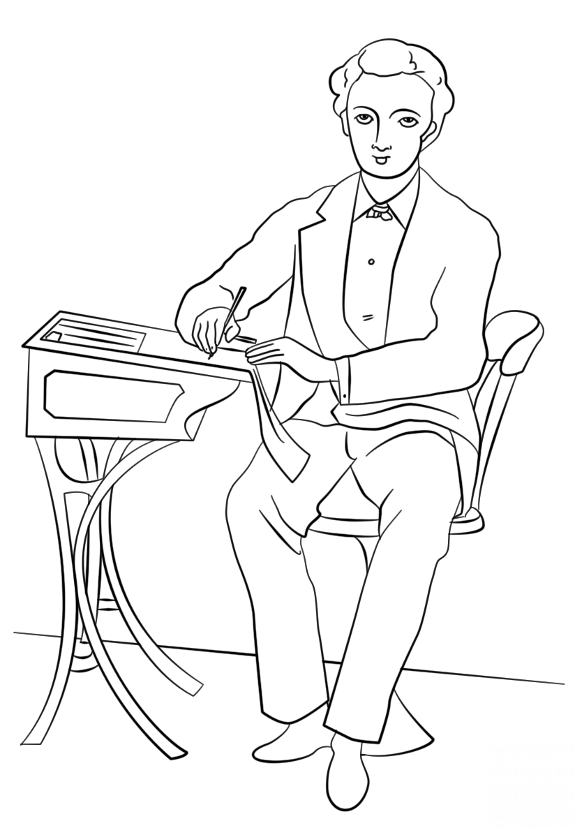 Teacher in Victorian School