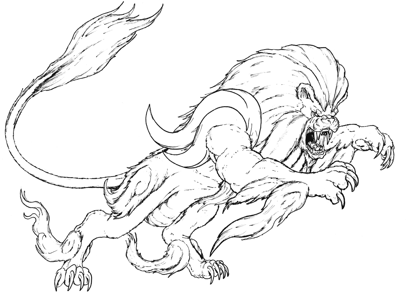 Nemaeus Line Art