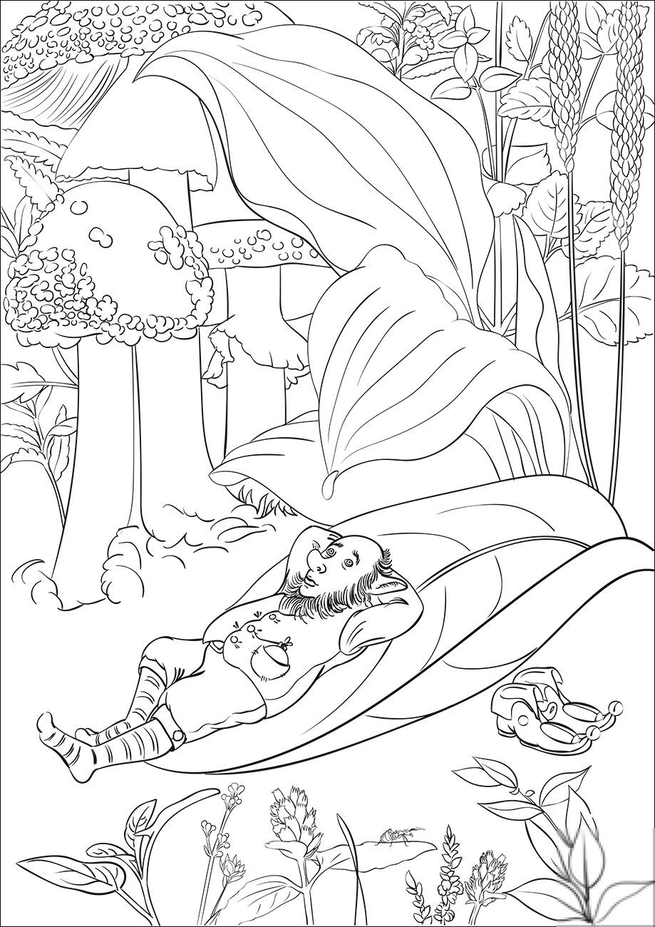 Leprechaun is Relaxing After a Lunch