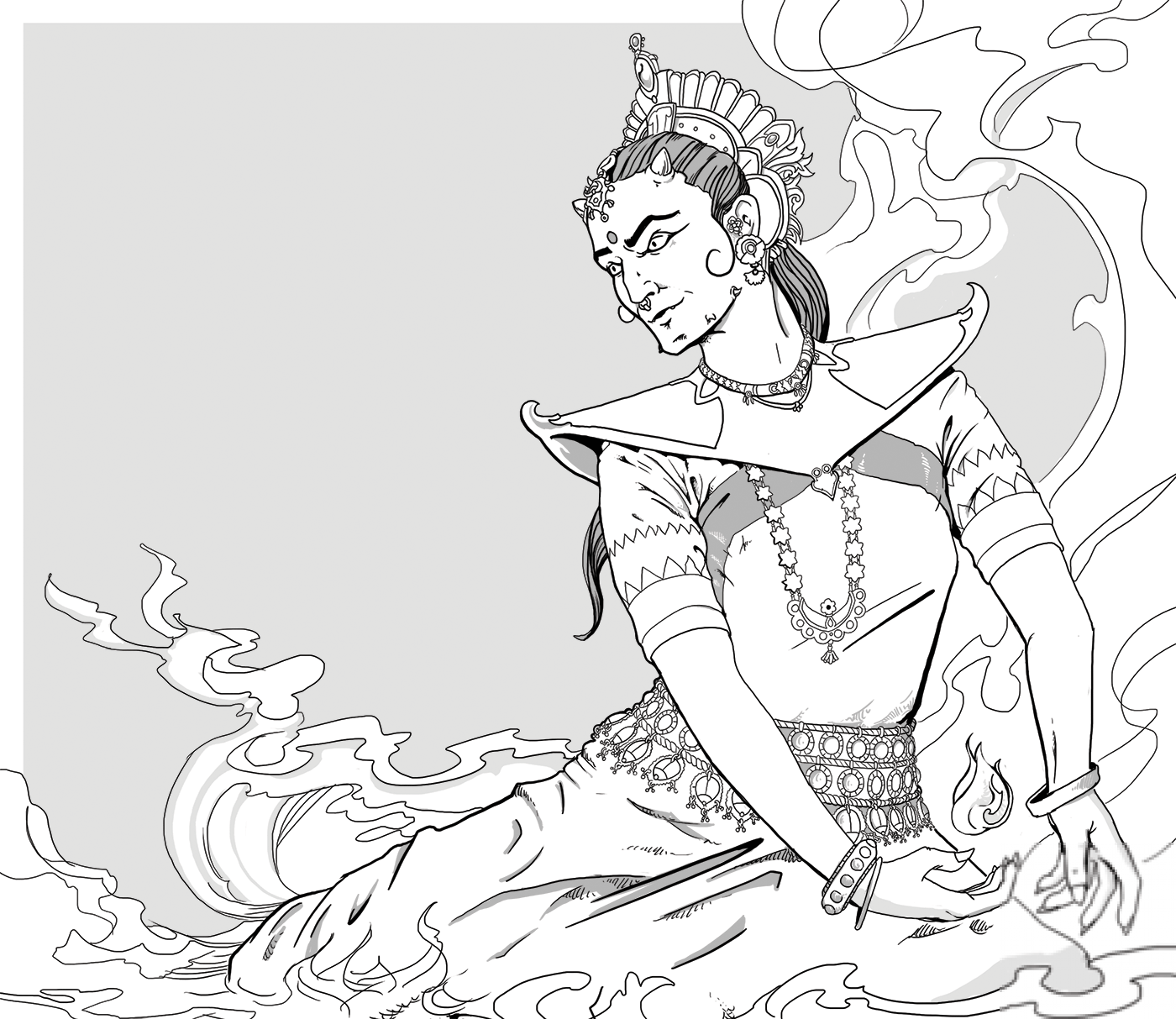 Dungeons and Dragons Efreeti