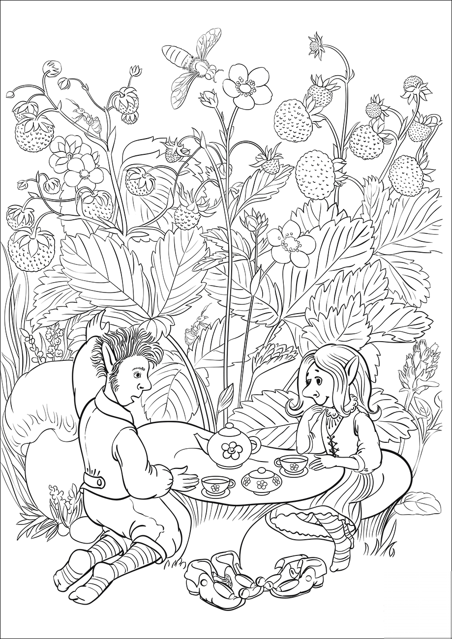 Leprechauns are Drinking Tea on a...