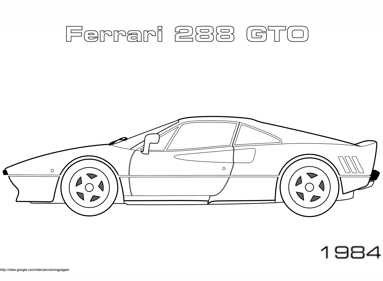 Ferrari 1984 Ferrari 288 GTO