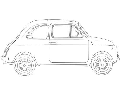 kolorowanka Fiat