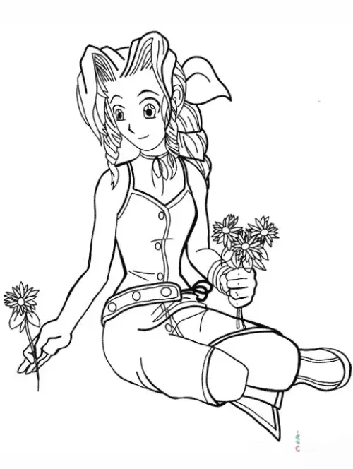 kolorowanka Final Fantasy