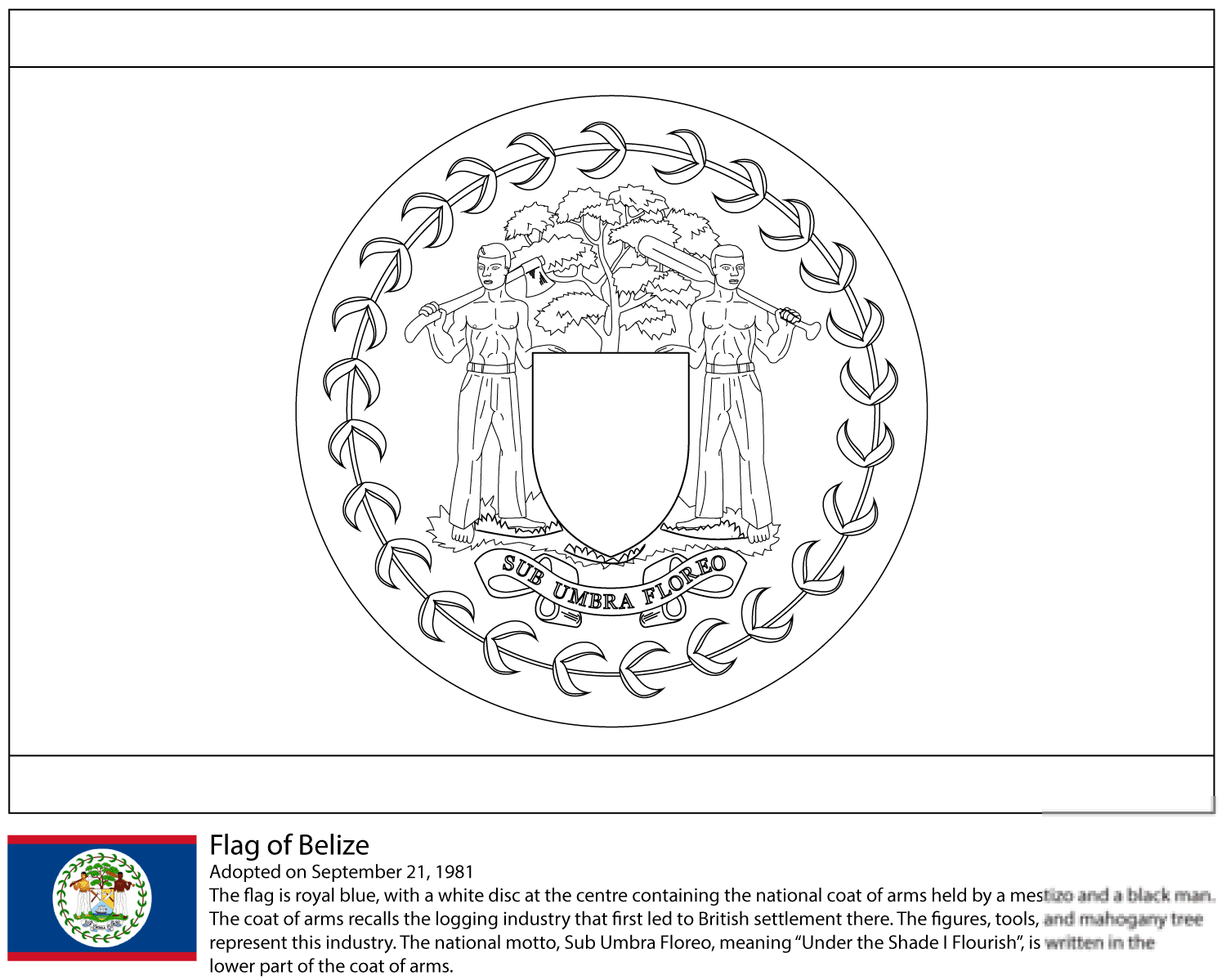 Flag of Belize