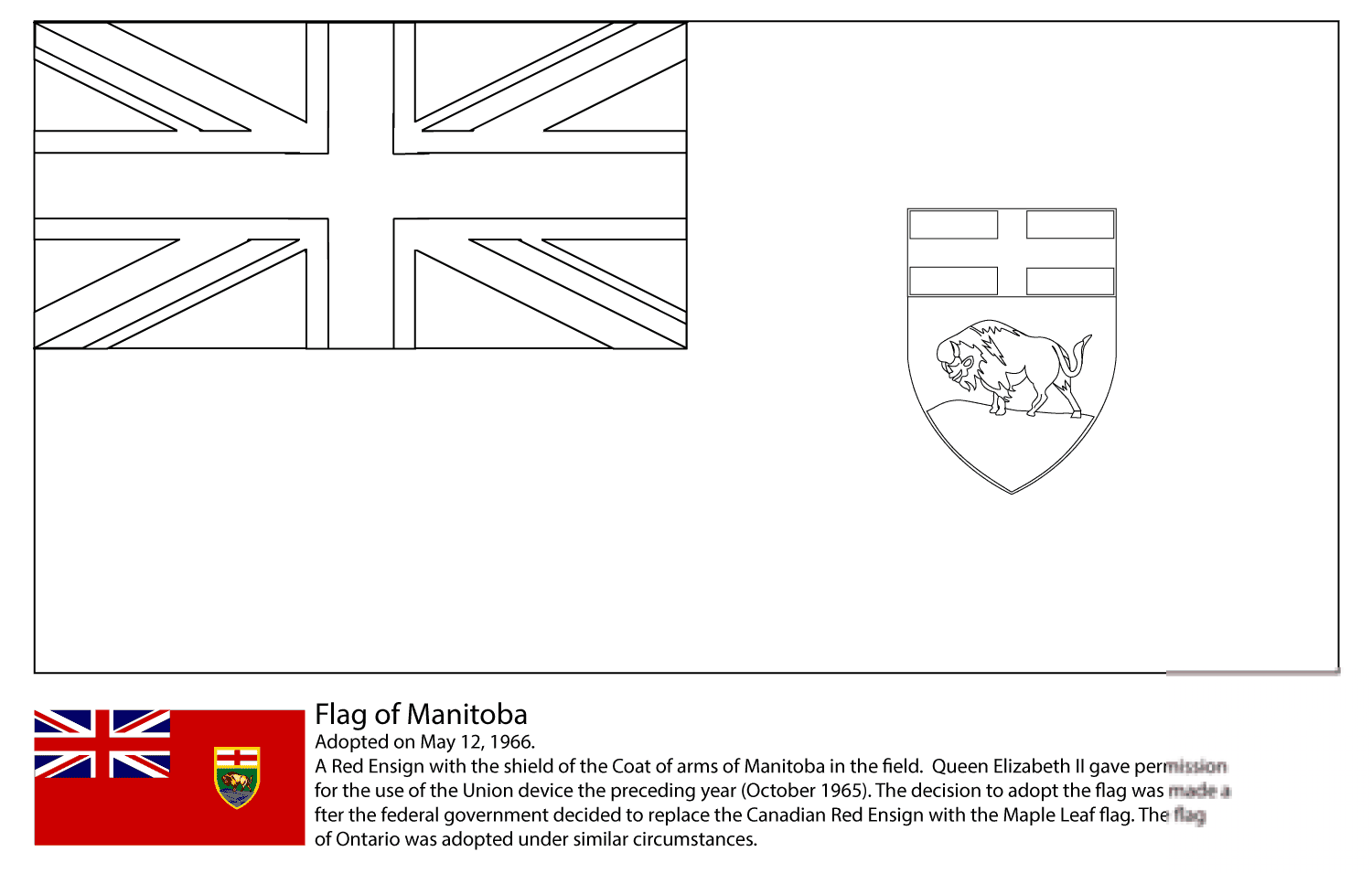 Flag of Manitoba