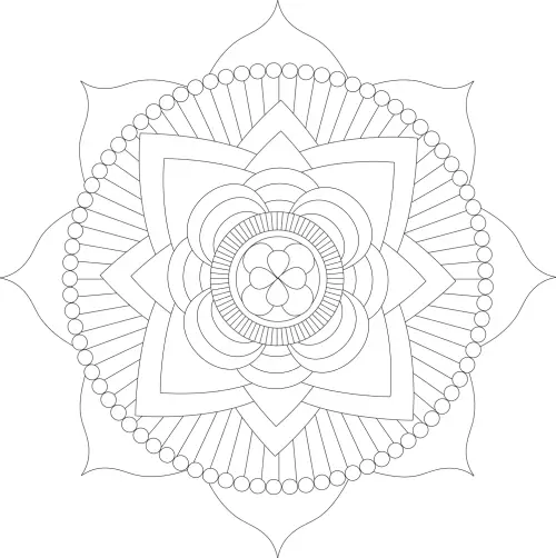 kolorowanka Floral mandalas