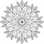 Mandala kwiatowa