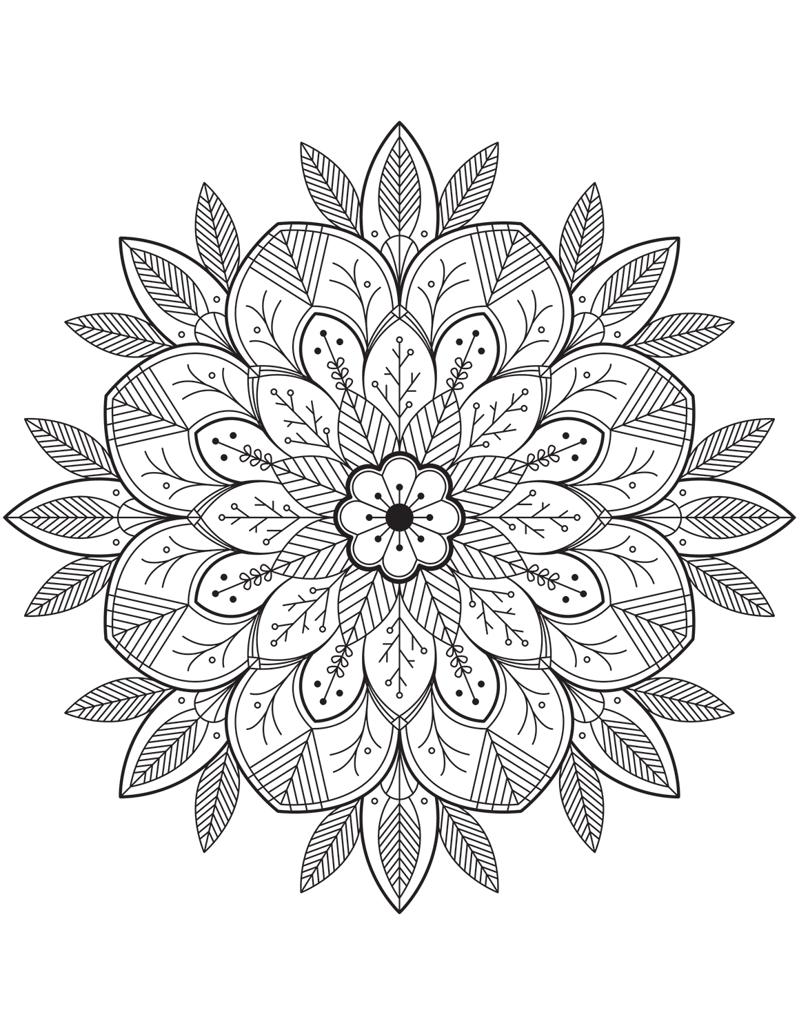Mandala kwiatowa
