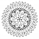 Mandala Kwietny tribal