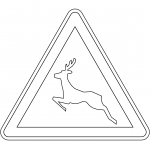 "Wild Animals" Sign in France