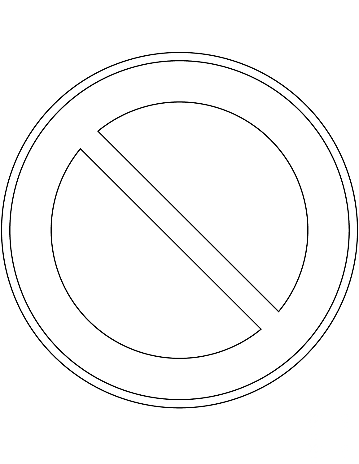 kolorowanka France Road Signs