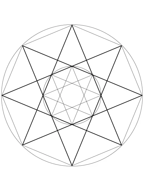kolorowanka Geometric mandalas