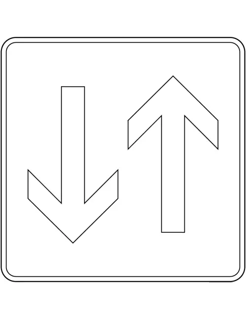 kolorowanka Germany Road Signs