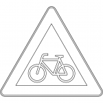 "Cyclists" Sign in Germany