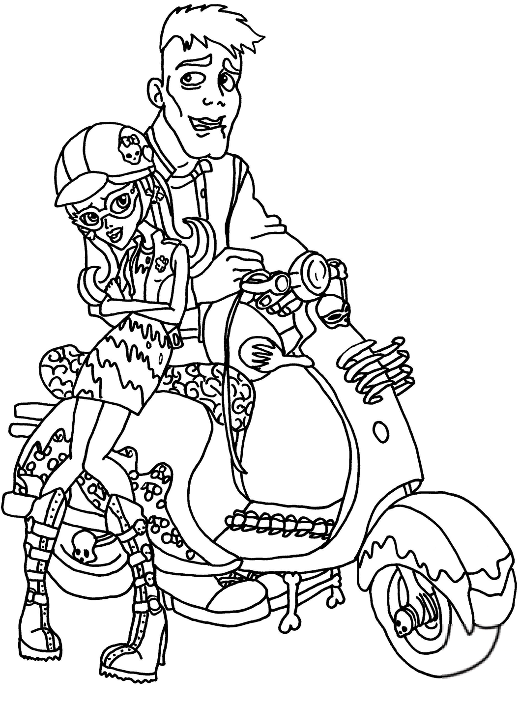 Ghoulia and Slow Moe