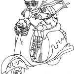 Ghoulia on Bike