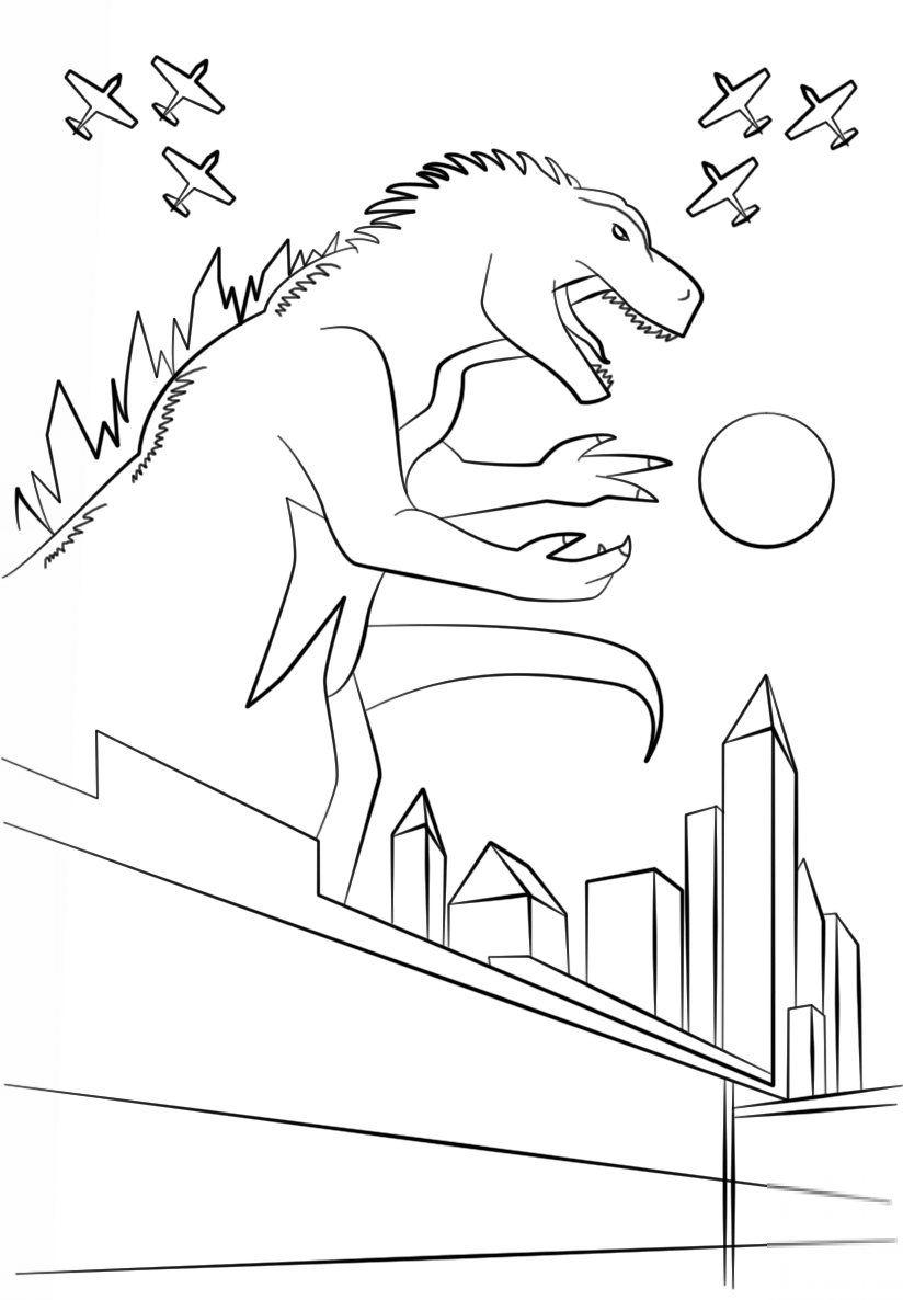 Plakat Godzilla