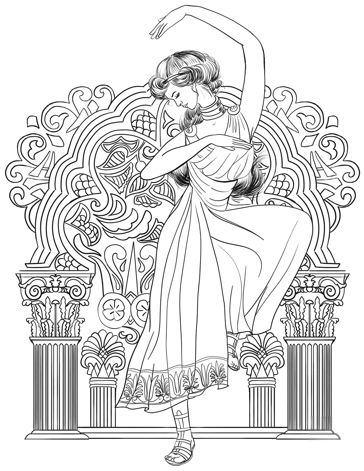 Greek Woman Dance