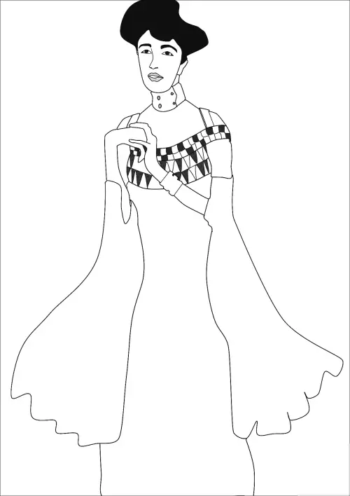 kolorowanka Gustav Klimt