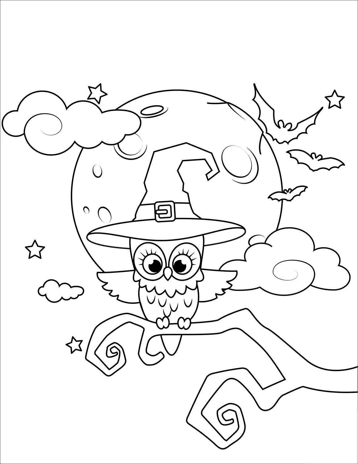 Owl in a Witch Hat