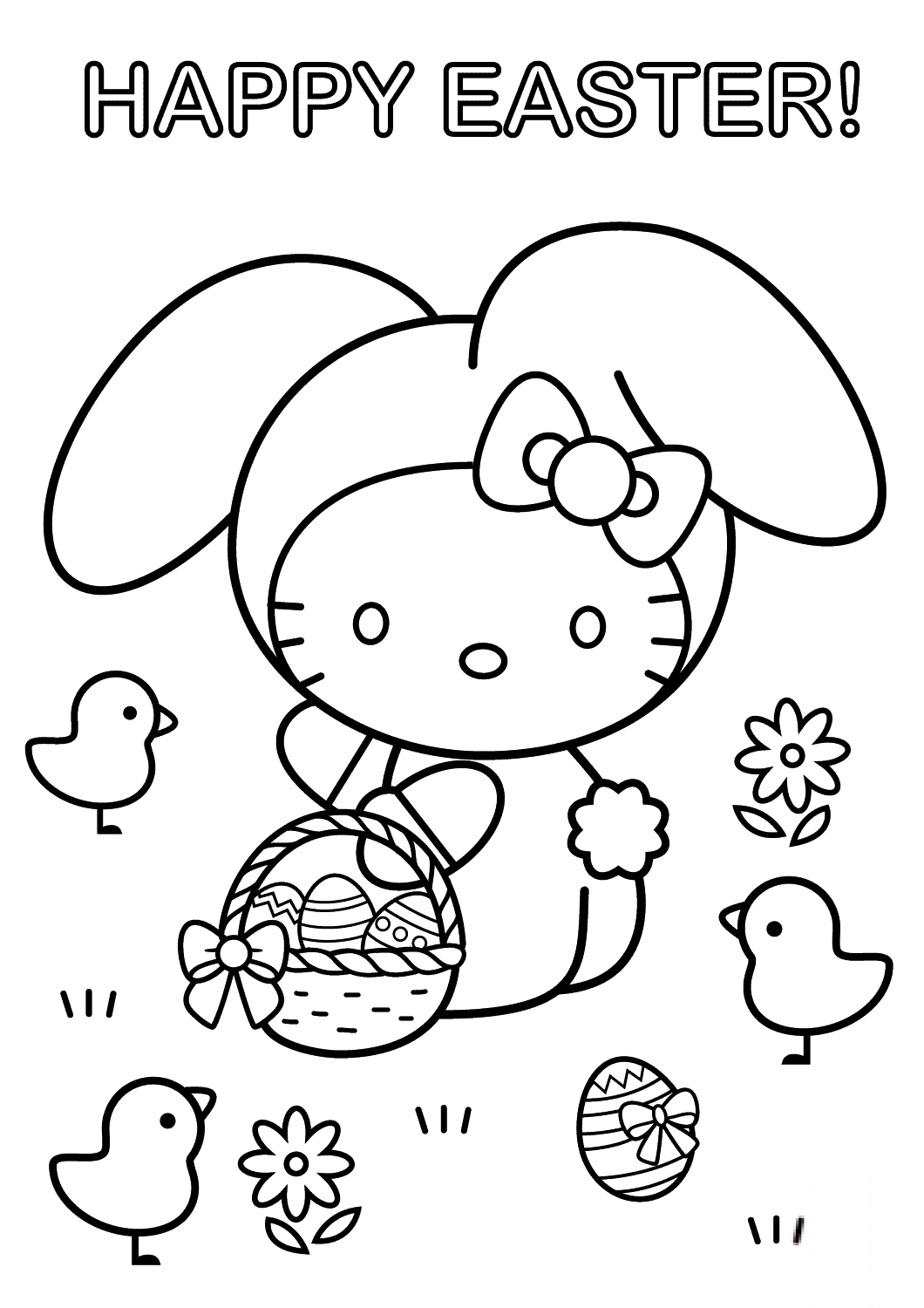 Hello Kitty Happy Easter