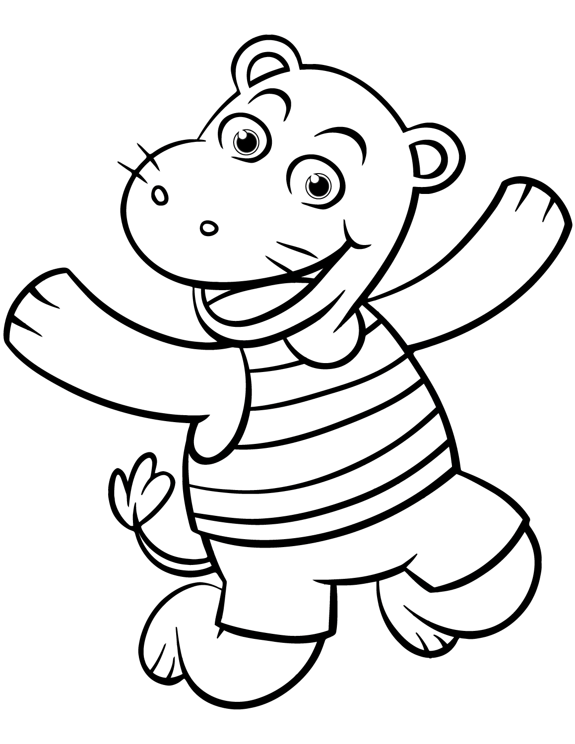 Cartoon Hippo