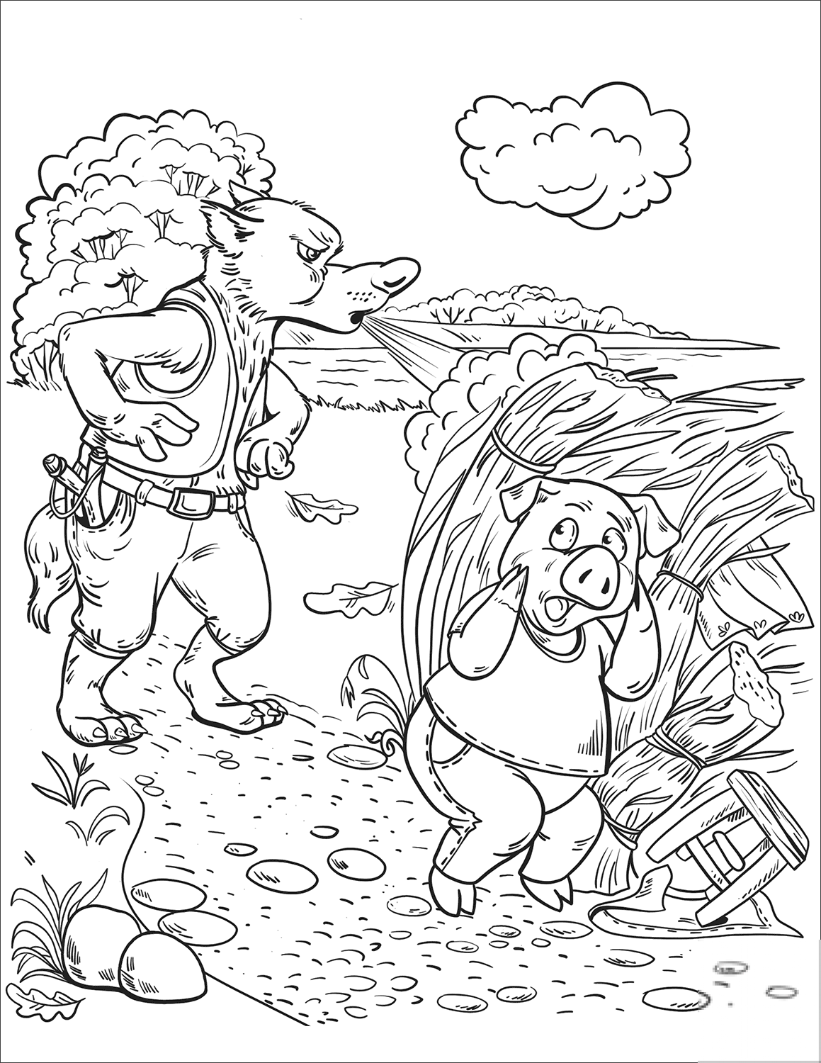 The Wolf Blows the Straw House of...