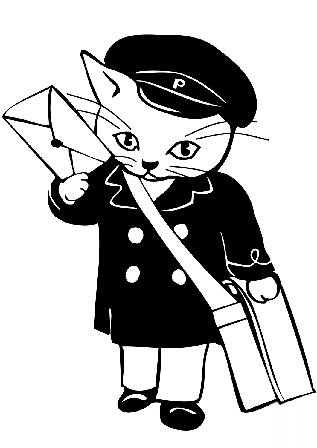 Cat the Postman
