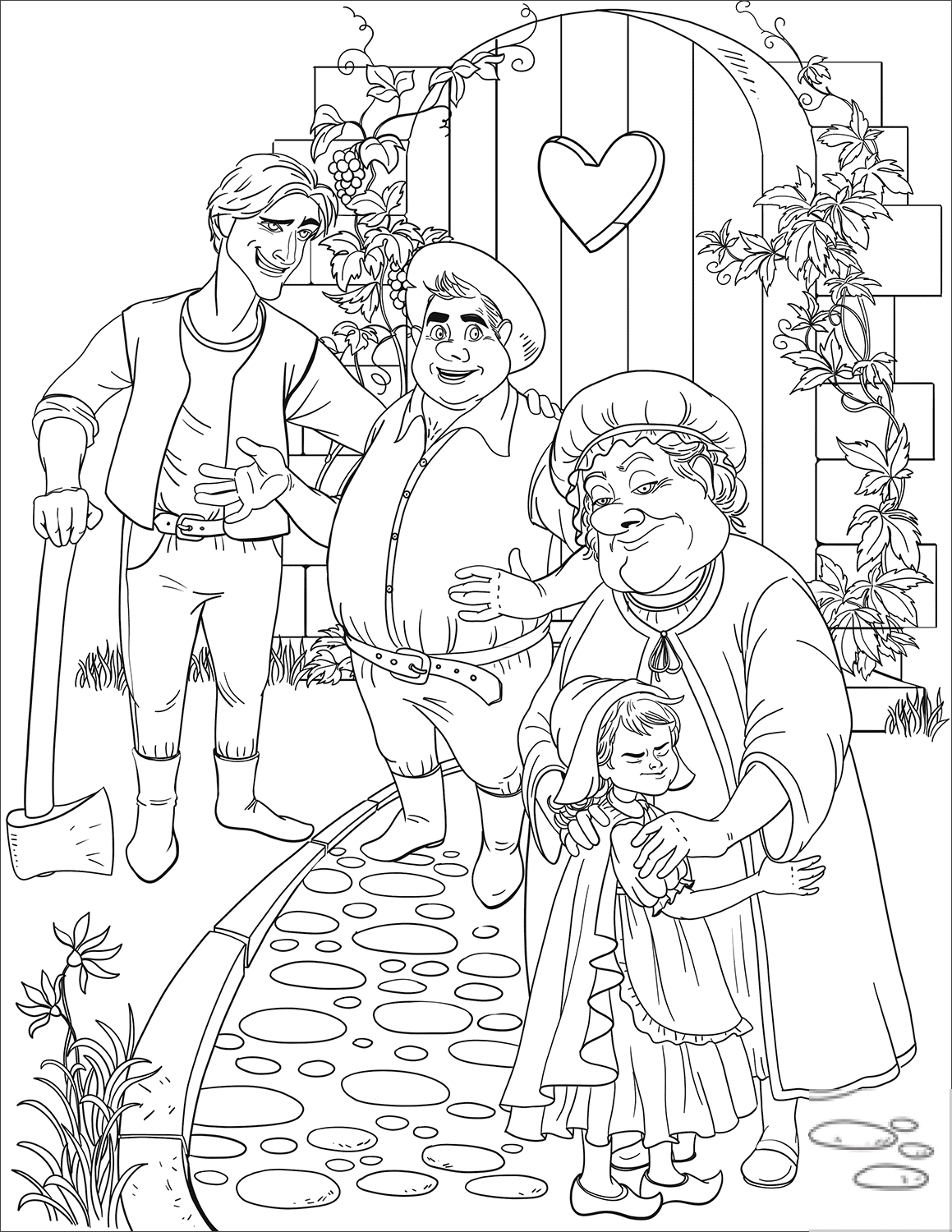 Woodcutters Free Grandma and Little...