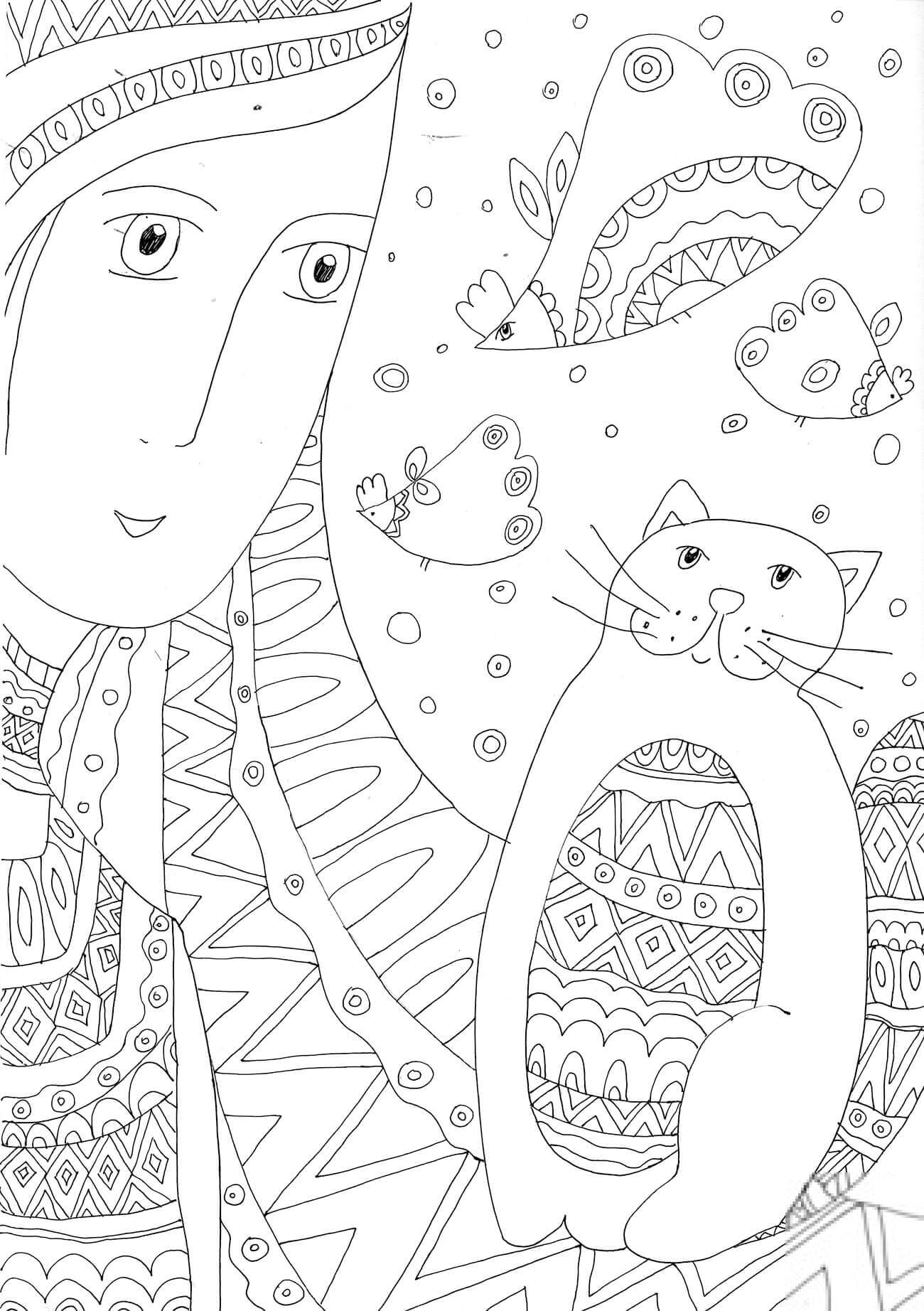 Heart to Heart Talk with the Cat