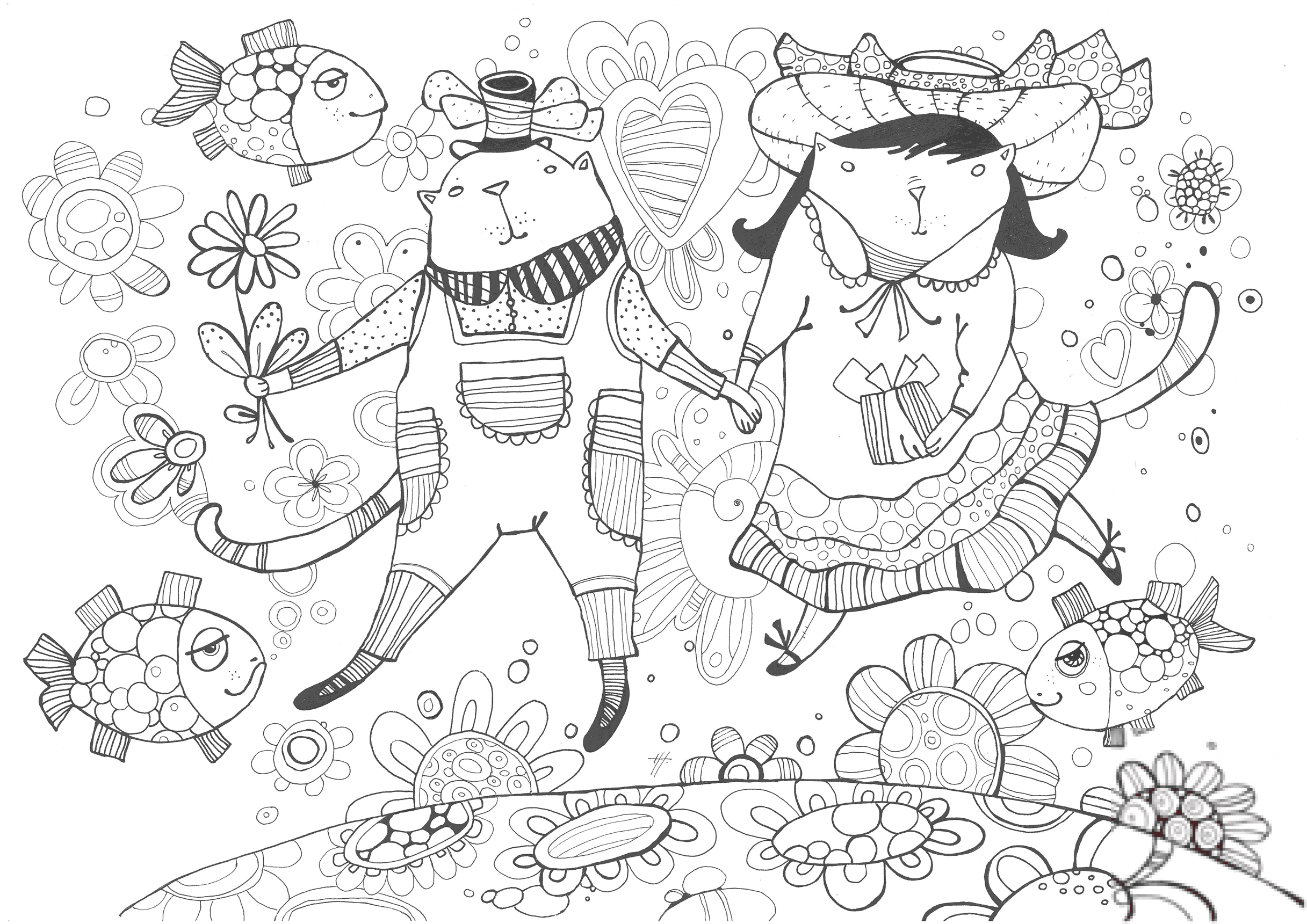 Cats are Walking