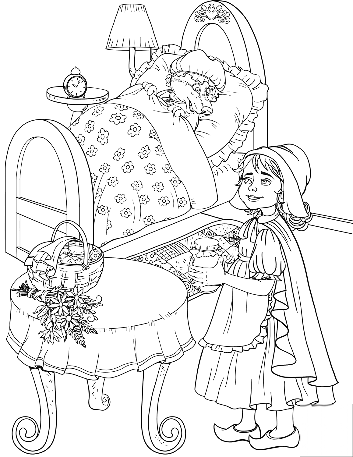 Little Red Riding Hood Looks at the...