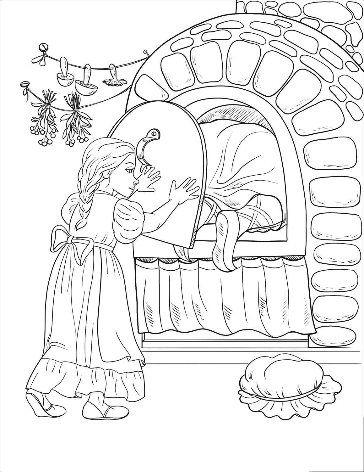 The Witch Gets in Herself into the...