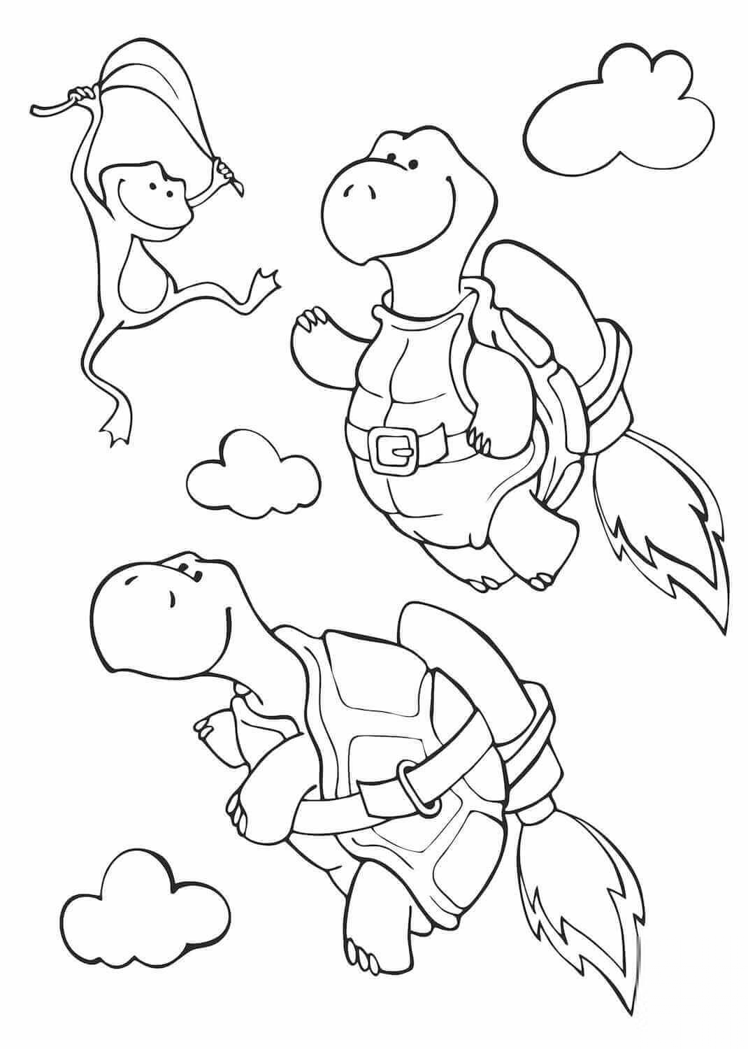 Two Turtles Went to a Sky by...